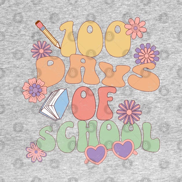 100 days of school girls shirt by Polynesian Vibes